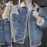 Plush Denim Jackets