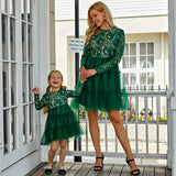 Green Holiday Lace