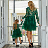 Green Holiday Lace