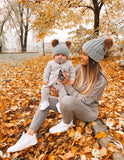 Matching Knit Beanie's - EllMii Boutique