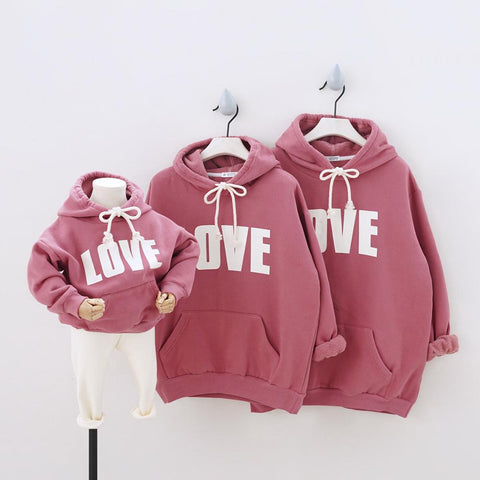 Love Print Hoodies - EllMii Boutique