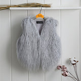 Shaggy Fur Vest - EllMii Boutique