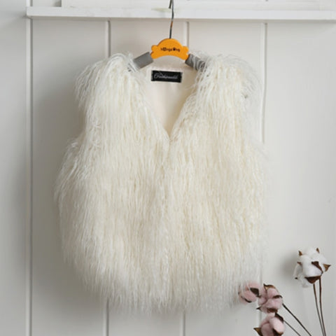 Shaggy Fur Vest - EllMii Boutique