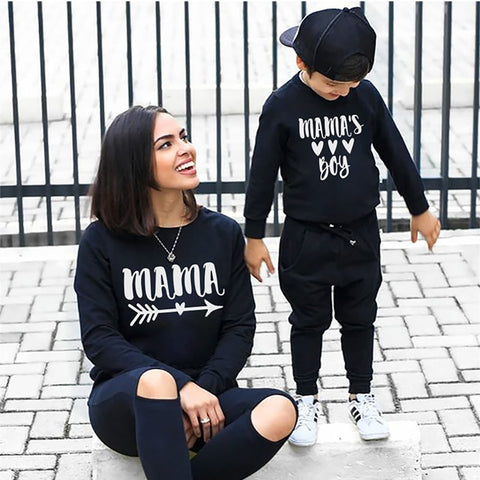 Mama's Boy Matching Sweater's - EllMii Boutique