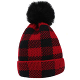Mommy & Me Plaid Cotton Beanie - EllMii Boutique