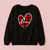 Love Plaid Sweater