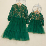 Green Holiday Lace